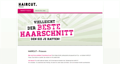 Desktop Screenshot of haircut-friseure.de